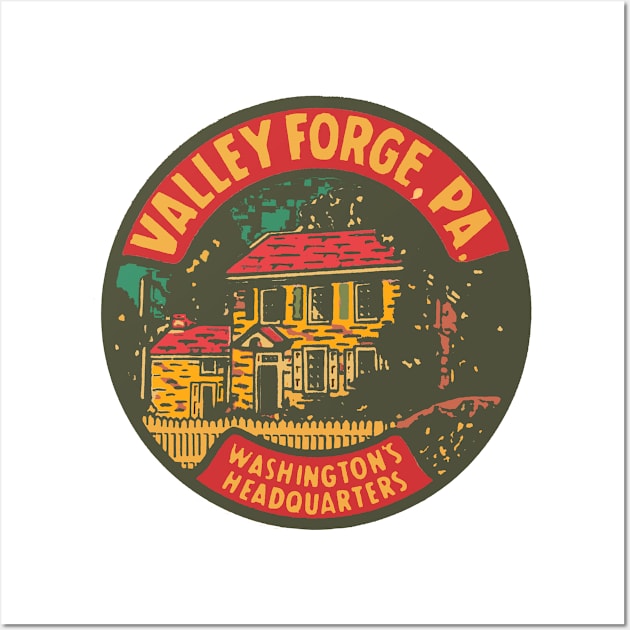 Vintage Valley Forge Decal Wall Art by ZSONN